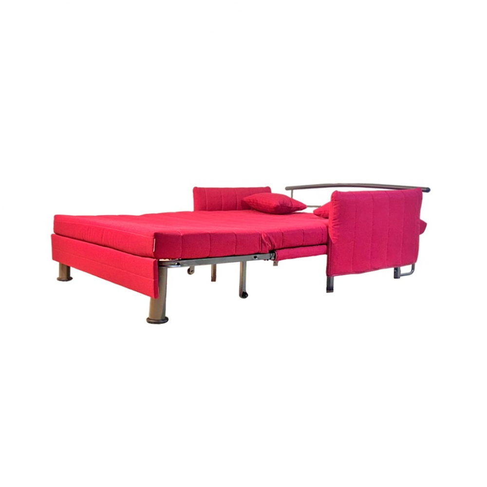 Red sofa bed model Florence Gamma Divani - Image 4