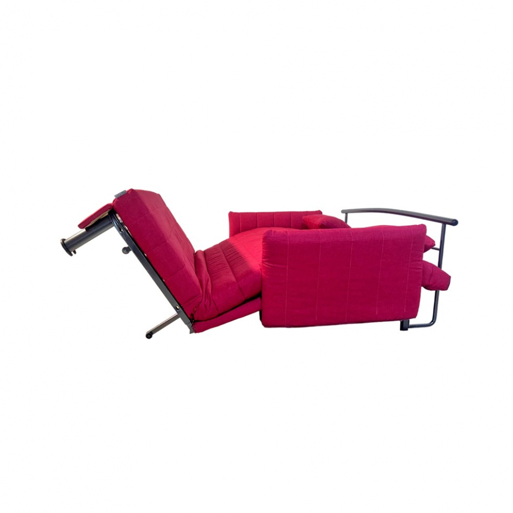 Red sofa bed model Florence Gamma Divani - Image 3